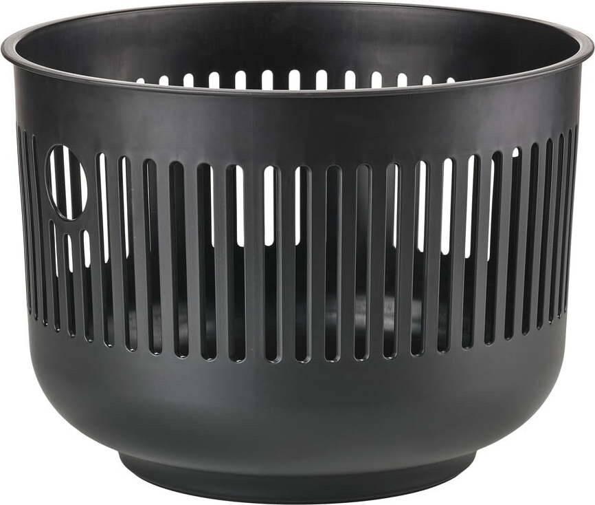 Černý plastový koš na prádlo 35 l Ume – Zone