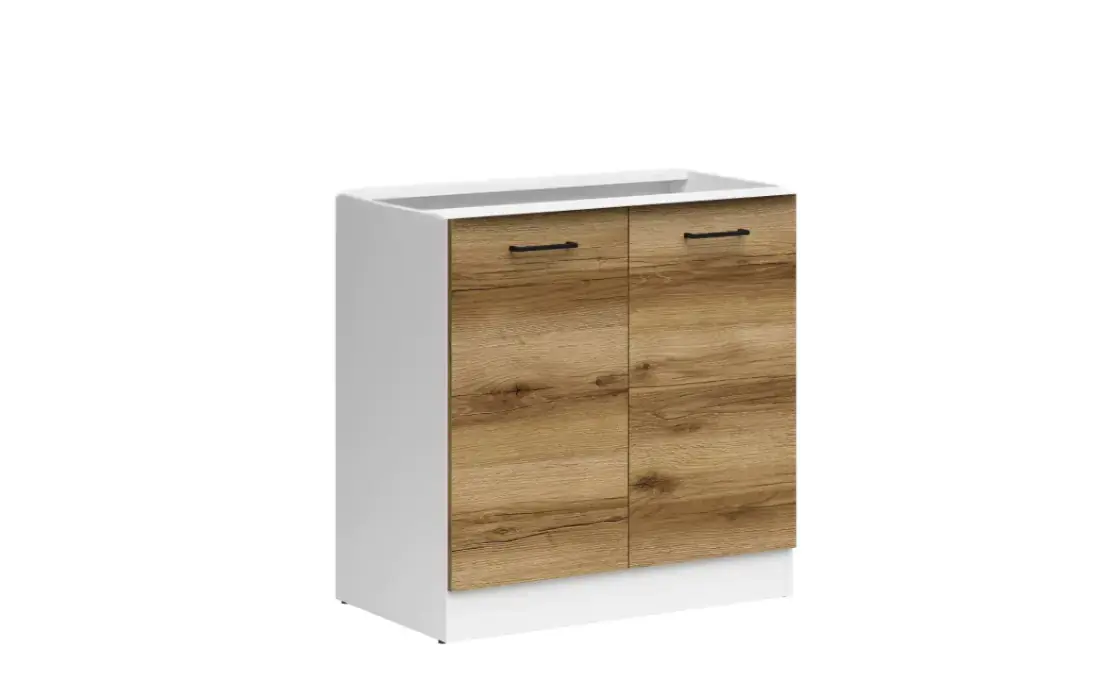 BRW Kuchyňská skříňka Junona Line D2D/80/82, dub delano