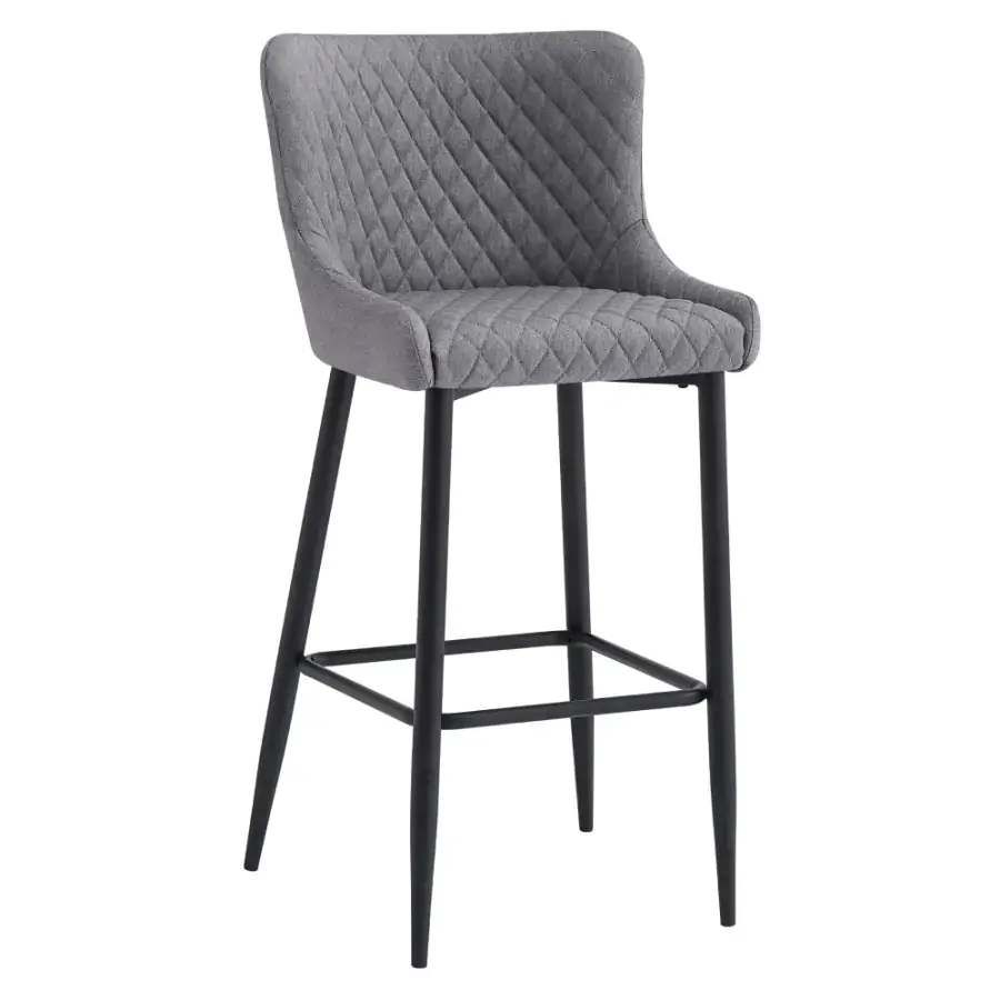 Tempo Kondela Barová židle CEZARIA, šedá
