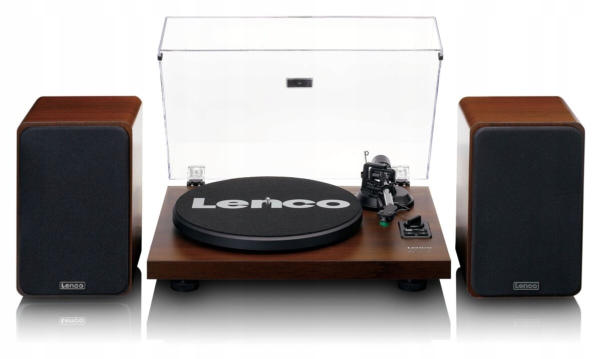 Gramofon Lenco LS-600WA (ořech) reproduktory HiFi sada s Bluetooth