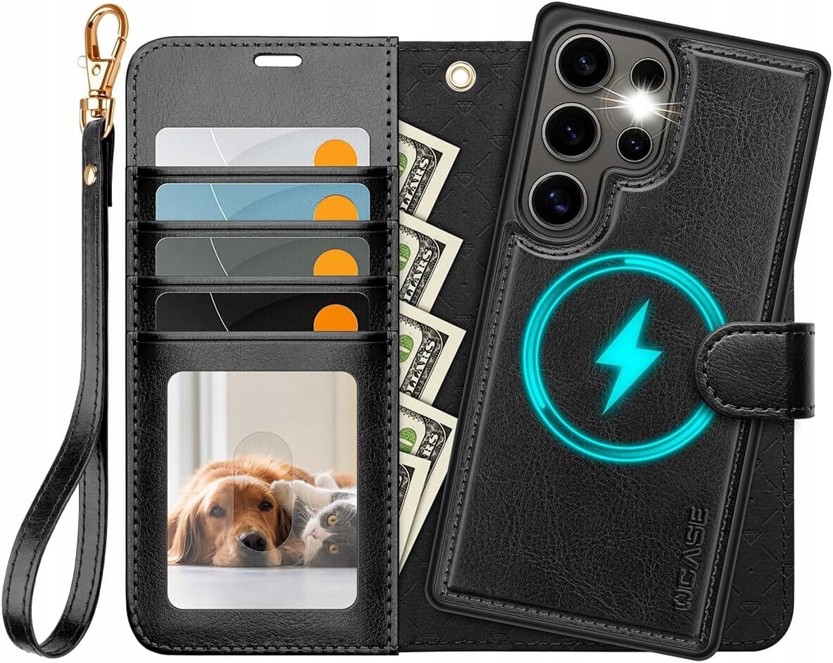 Ocase pouzdro pro Samsung Galaxy S25 Ultra 2v1 stojan grafit řemínek