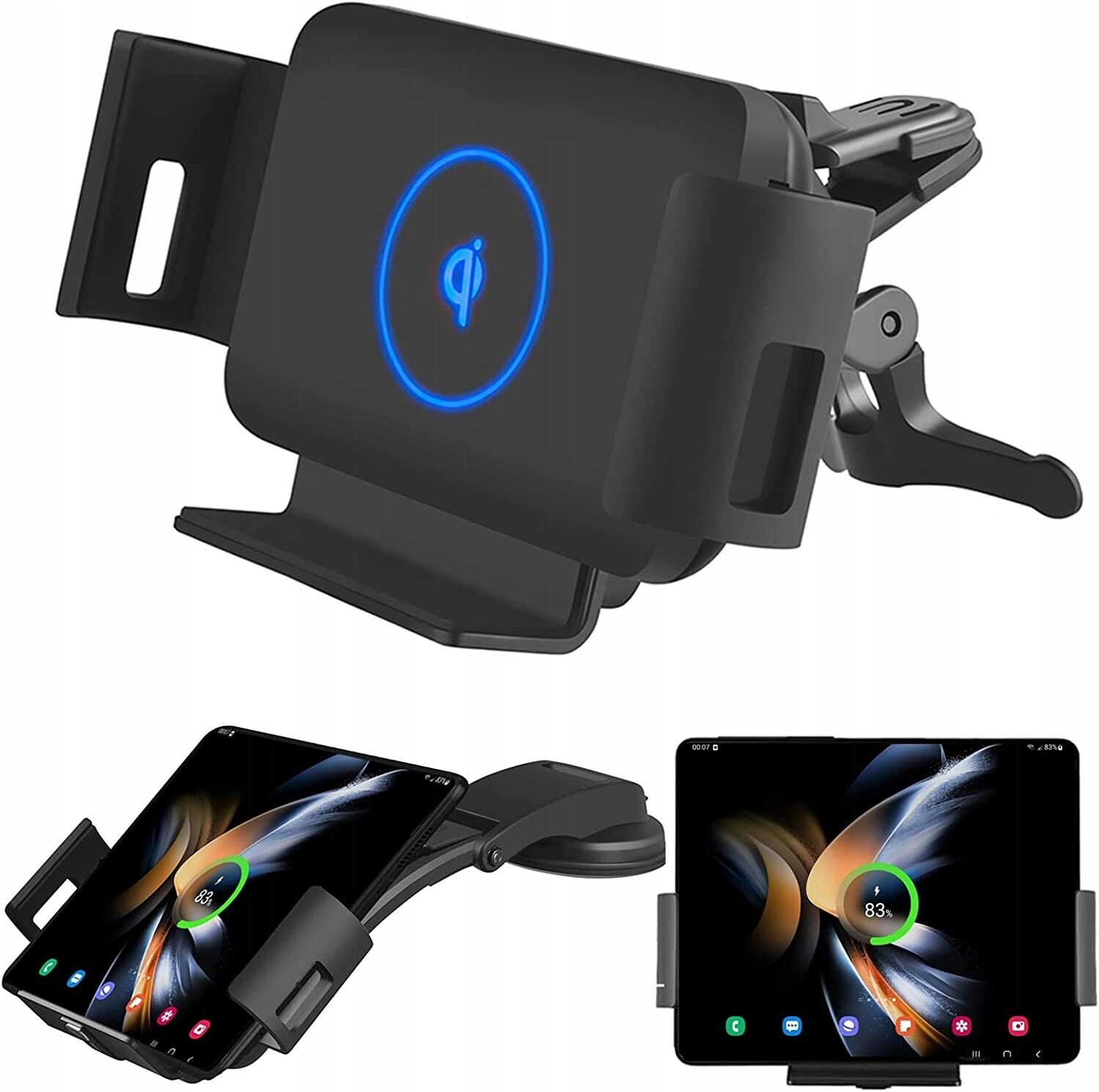 Držák Rychlá nabíječka automobilová Qi