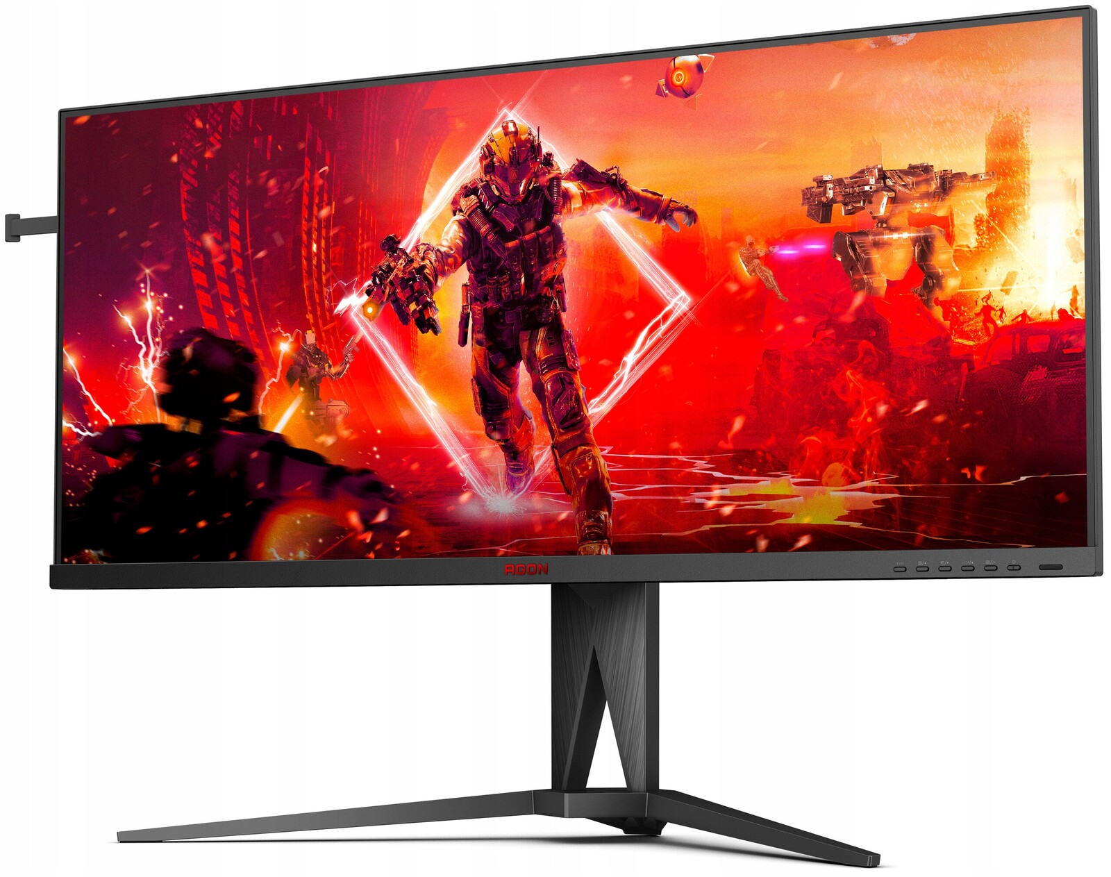Led herní monitor Aoc 40 Palců 144HZ 1MS Uwqhd reproduktory Hdr Ips Pls