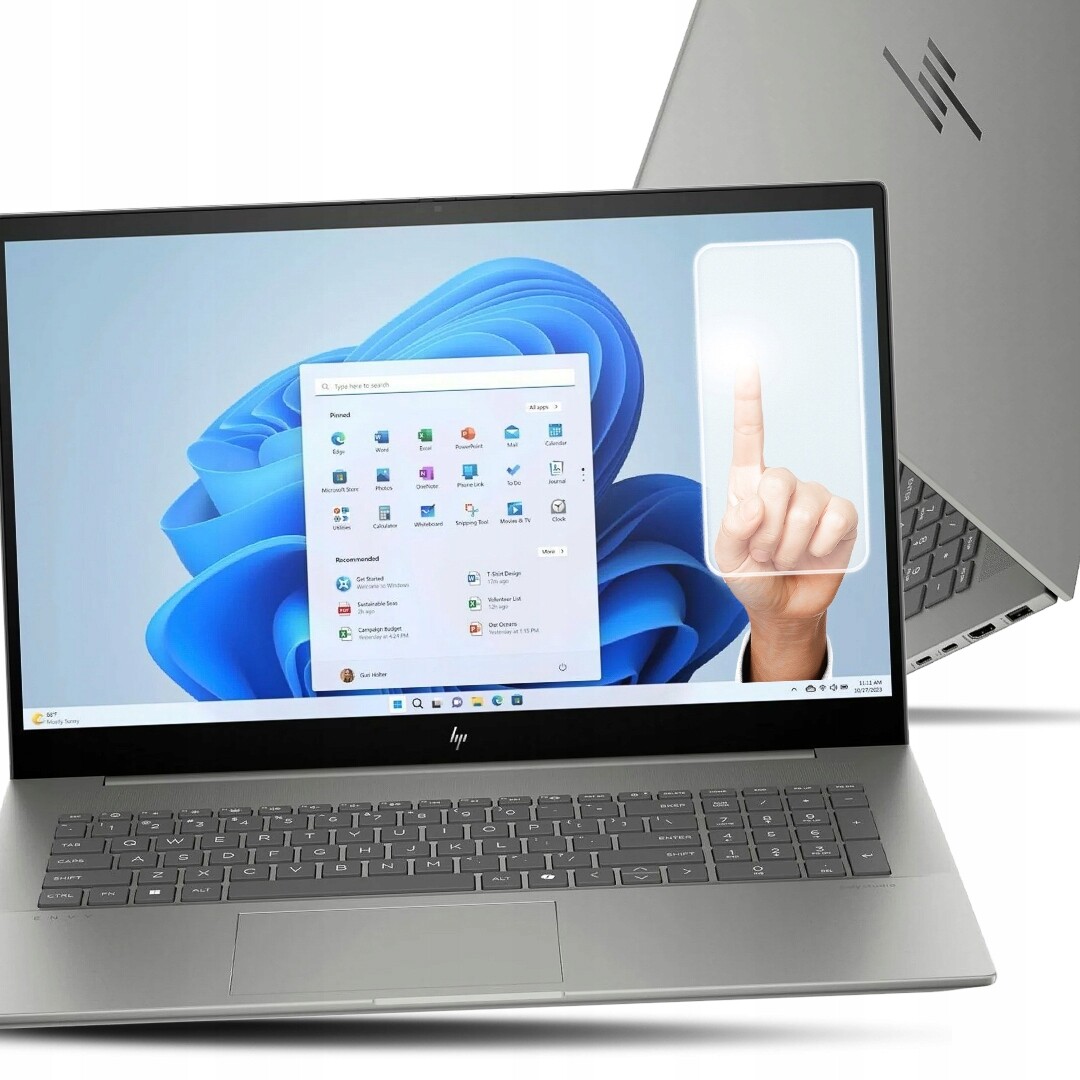 Obchodní Hp Envy 17 U7-155U 32GB 1TB RTX3050 Touch Blk W11 Usb-c Adaptér