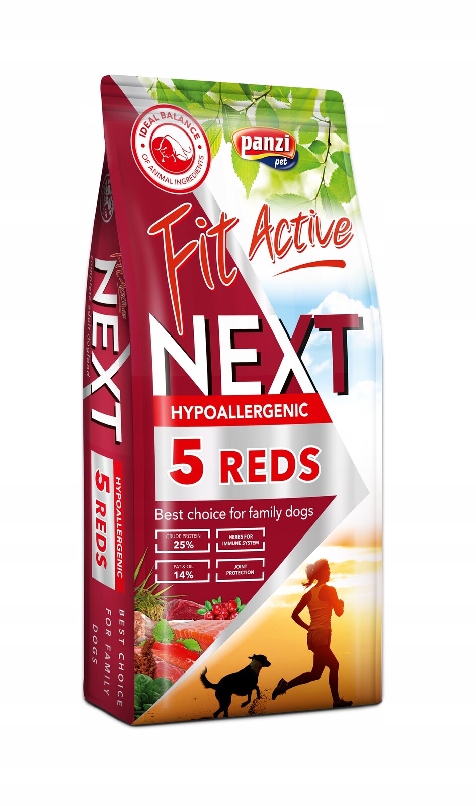 FitActive Next Hypoallergenic Adult Five Reds - 15 kg