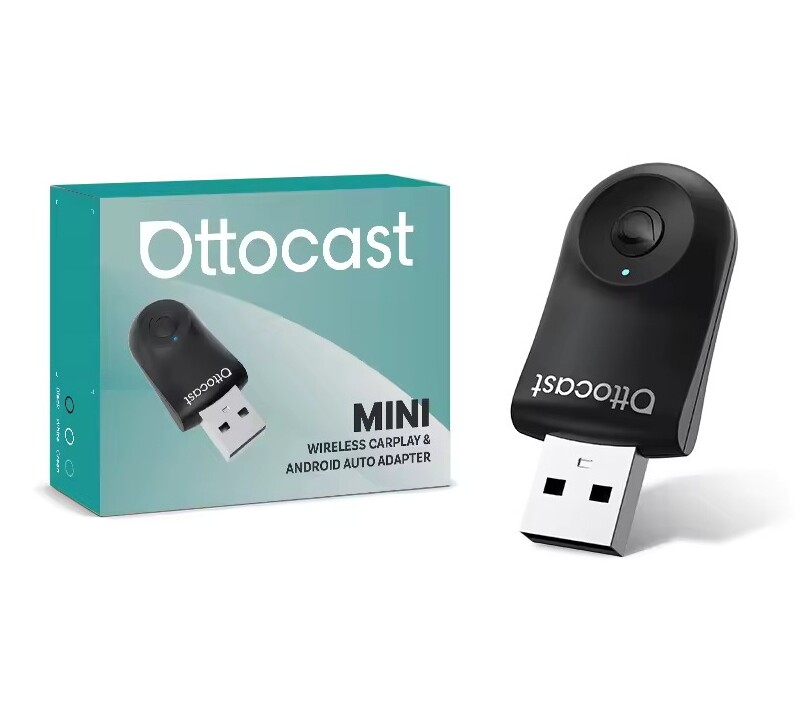 Bezdrátový adaptér Ottocast Mini 2v1 CarPlay Android Auto CA505-T