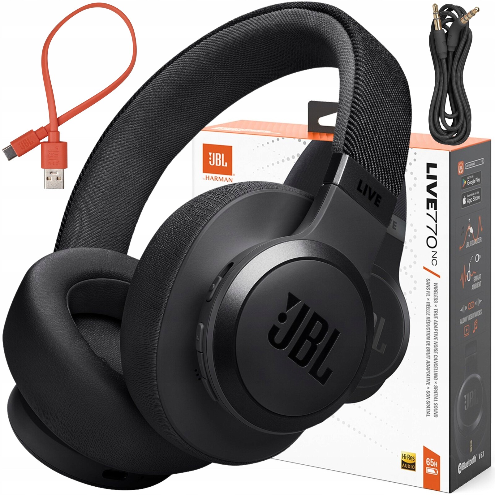 Bezdrátová sluchátka kolem uší Jbl Live 770NC