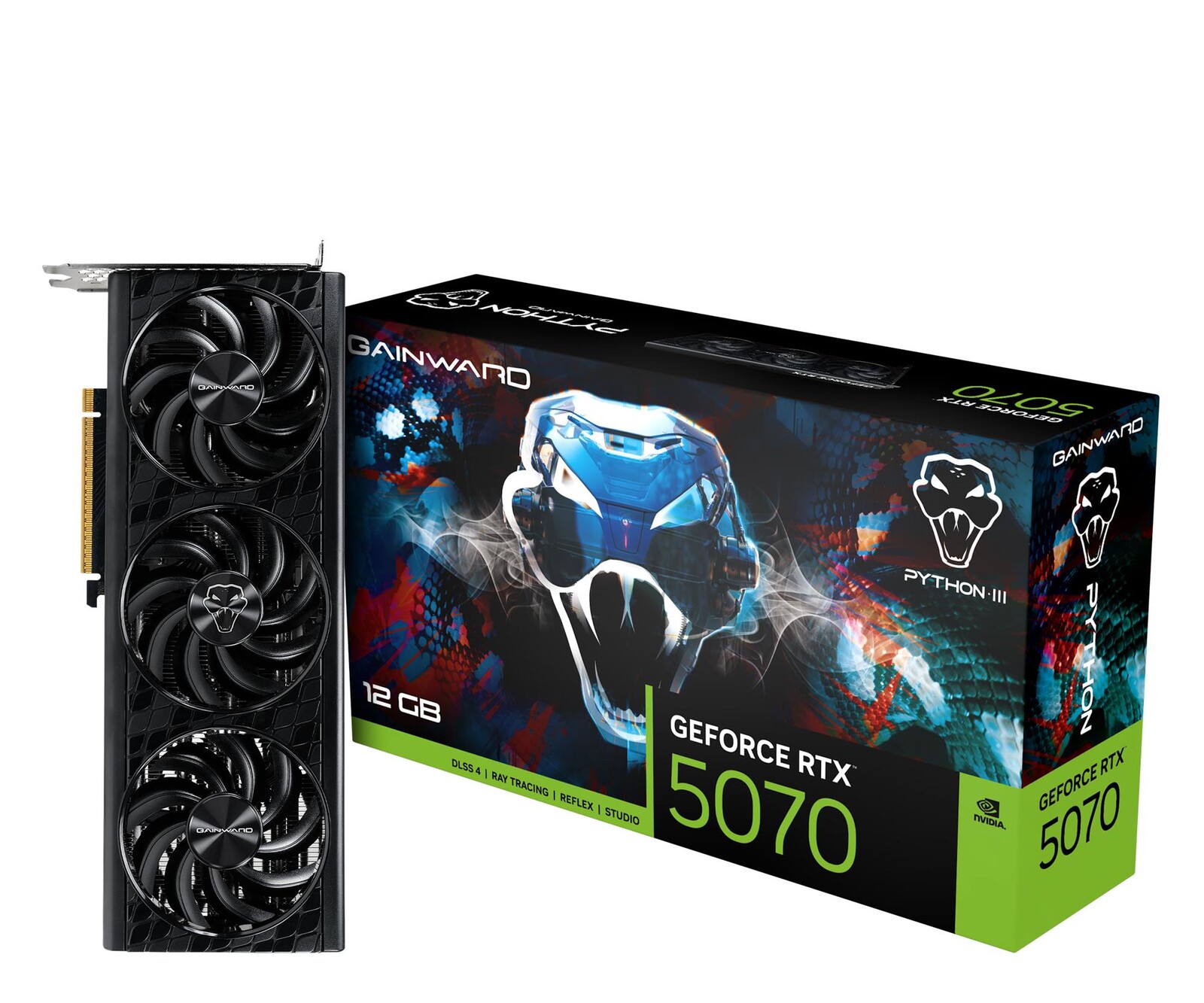 Grafická karta Gainward GeForce Rtx 5070 Python III 12 Gb
