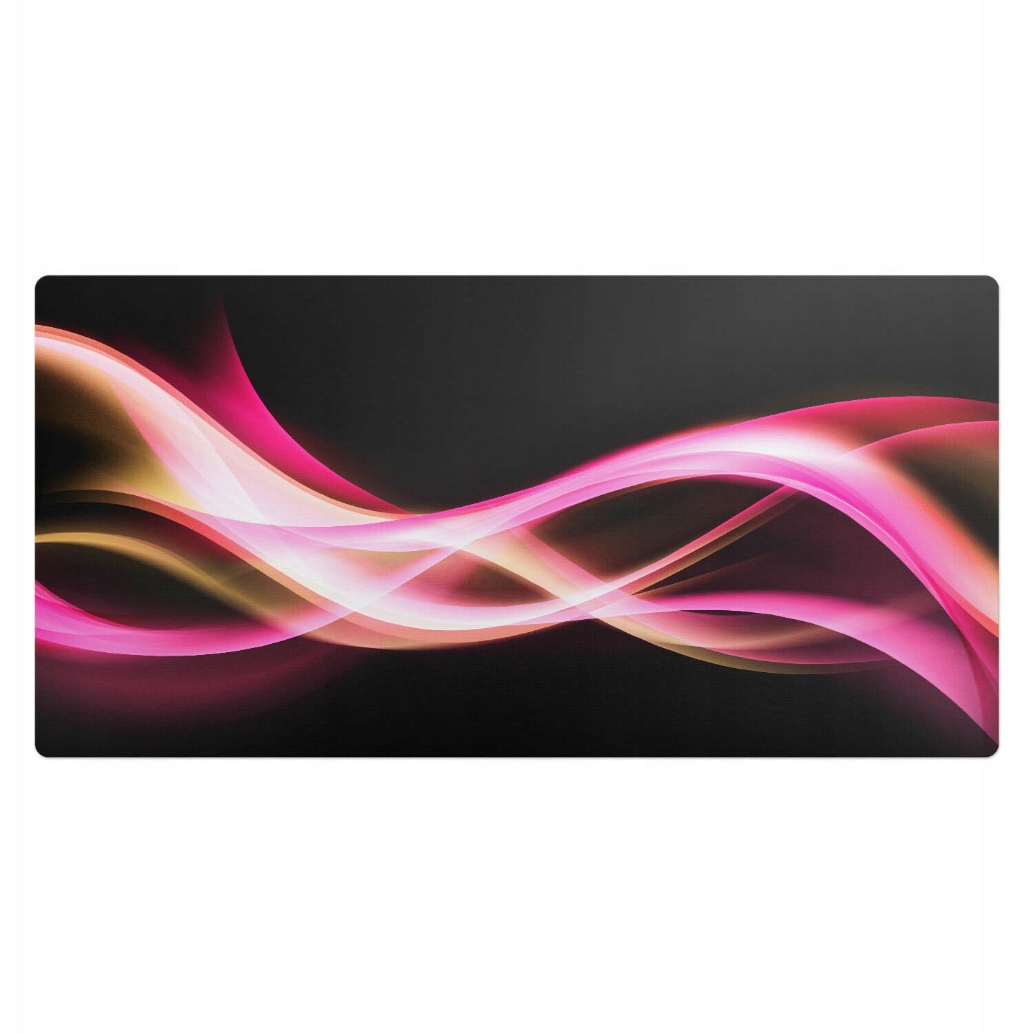 Podložka na psací stůl pod myš a klávesnici a notebook Vlnitá linie 100x50 cm