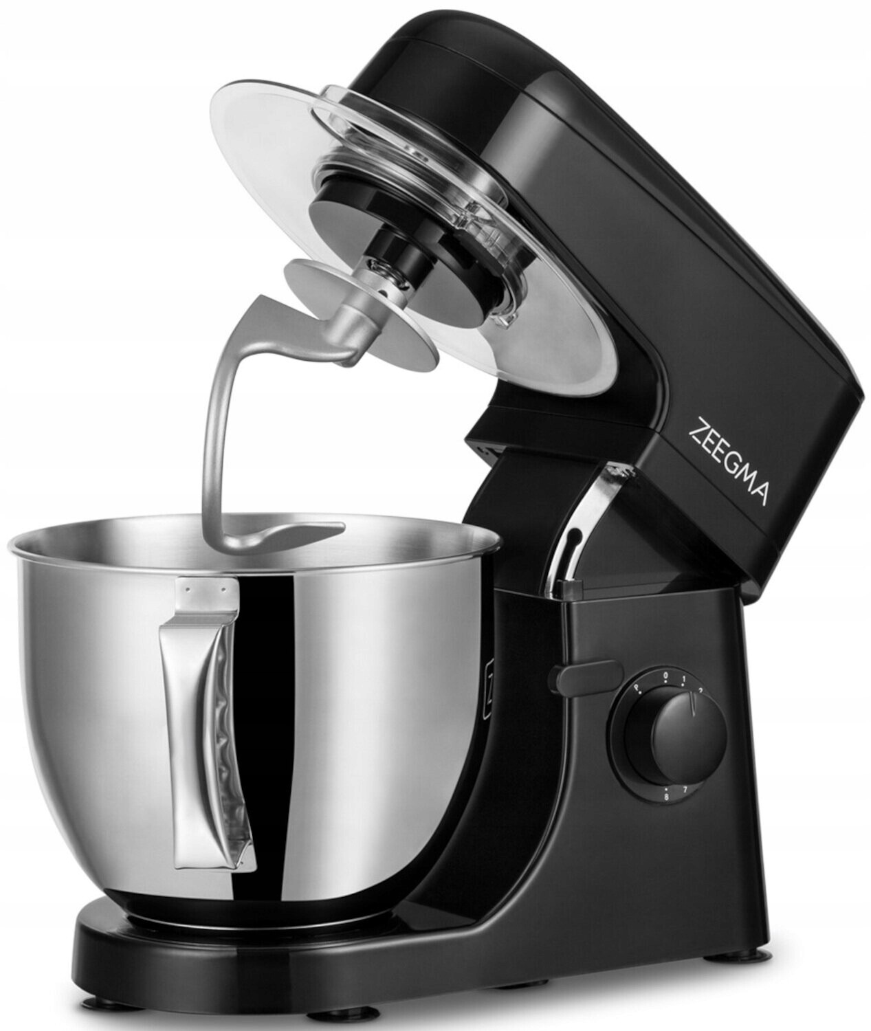 Planetární Kuchyňský Robot 1800W 5L 8 Rychlostí Mixér Na Pečivo, Černý