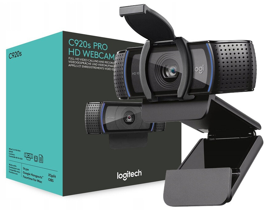 Webová Kamera Logitech C920S Hd Pro 15 Mp Počítačová Kamera 1080P
