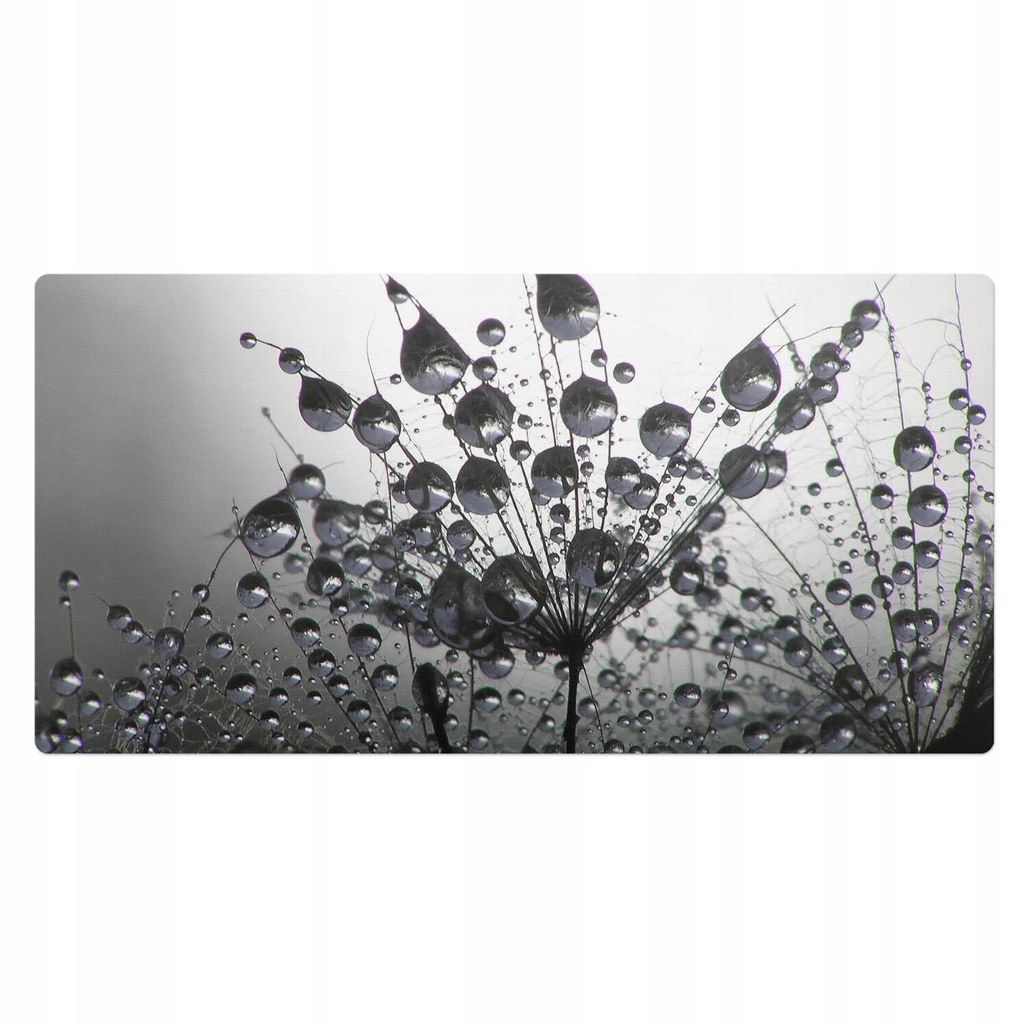 Moderní podložka na stůl pro práci na dálku Kapky na dmychadle 100 x 50 cm