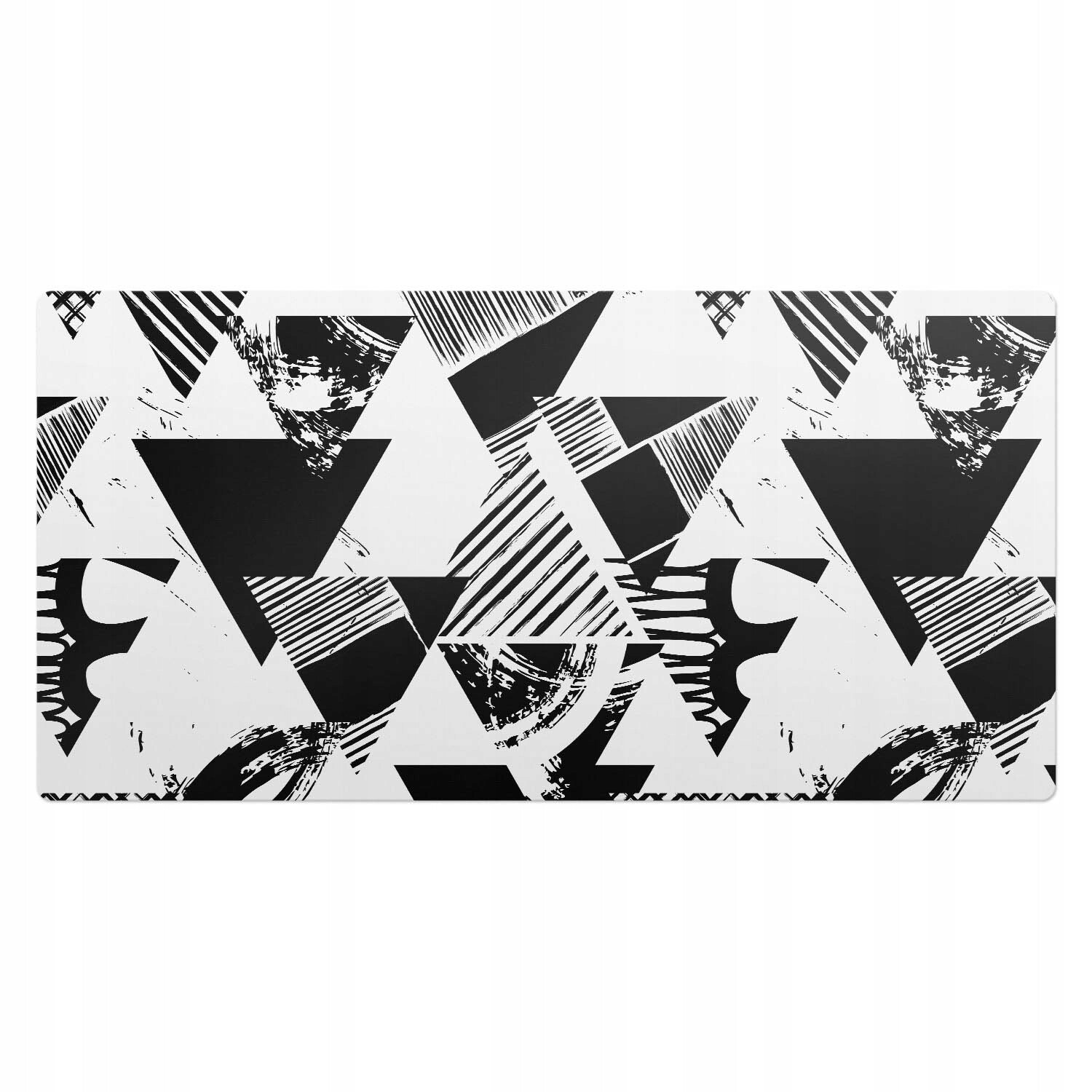 Ochranná podložka na stůl s potiskem Abstraktní trojúhelníky 100 x 50 cm