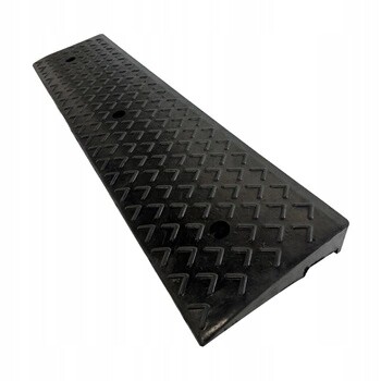 Klínový nájezd gumový, 1000 mm x 250 x 60 mm