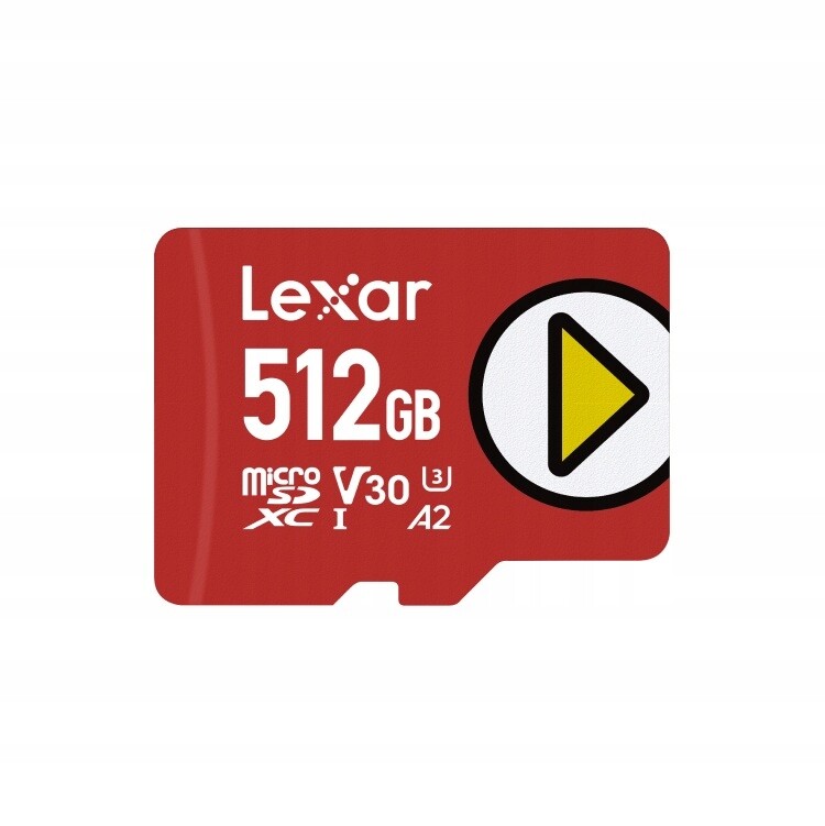 Lexar Play 512 Gb microSDXC třída 30 – Vysoce kvalitní flash paměť
