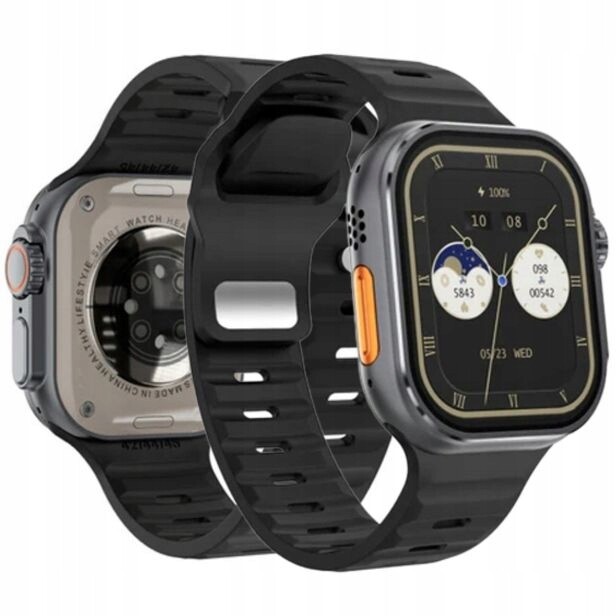 Chytré Hodinky Hodinky Černé Hovory Menun Amoled Smartband Sport Smart