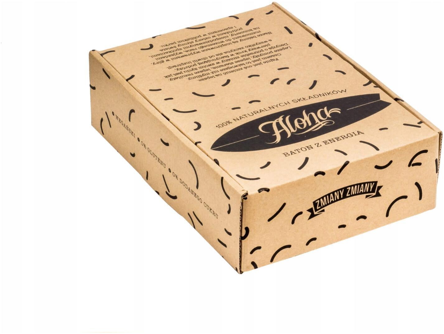 Karton 12x kokosová tyčinka 70 g energetická přírodní bez přidaného cukru Aloha