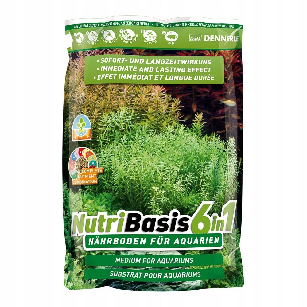 Dennerle Kondicionér pro akvarijní rostliny Nutri Basis 6v1, 4,8 kg (4587)