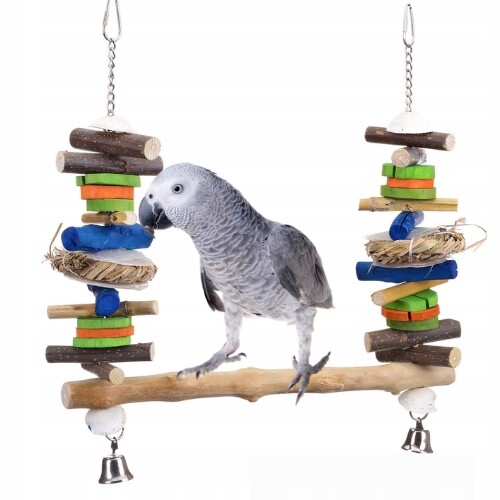 Houpačka Java s mušlemi L – pro velké a střední papoušky