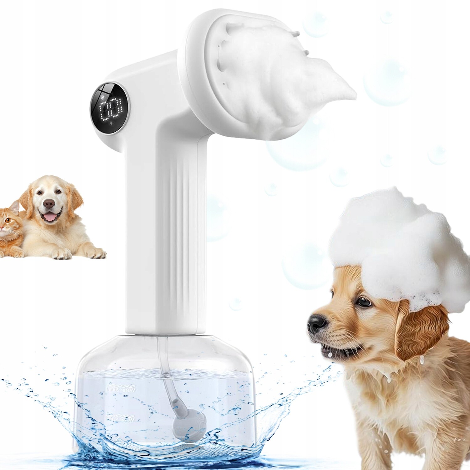 Praktický kartáč na čištění psů pro dlouhou a krátkou srst