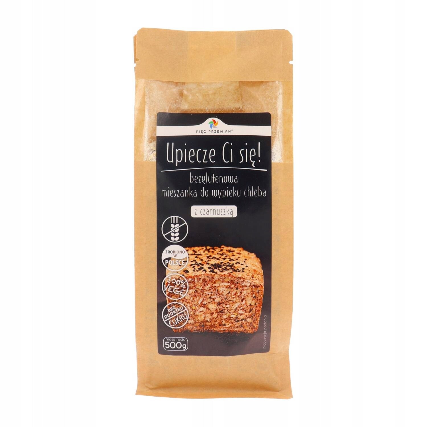 Směs bezlepkového chleba s černuchou 500 g Pięć Przemian
