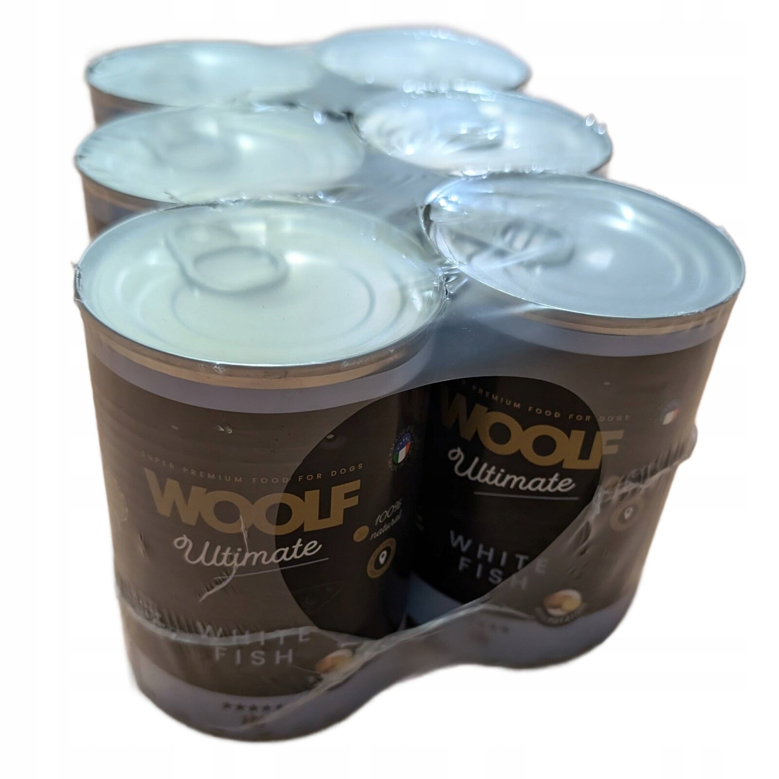 Woolf Ultimate Dog Can White Fish Krmivo Mokré Monoproteinové Ryby Svářečka