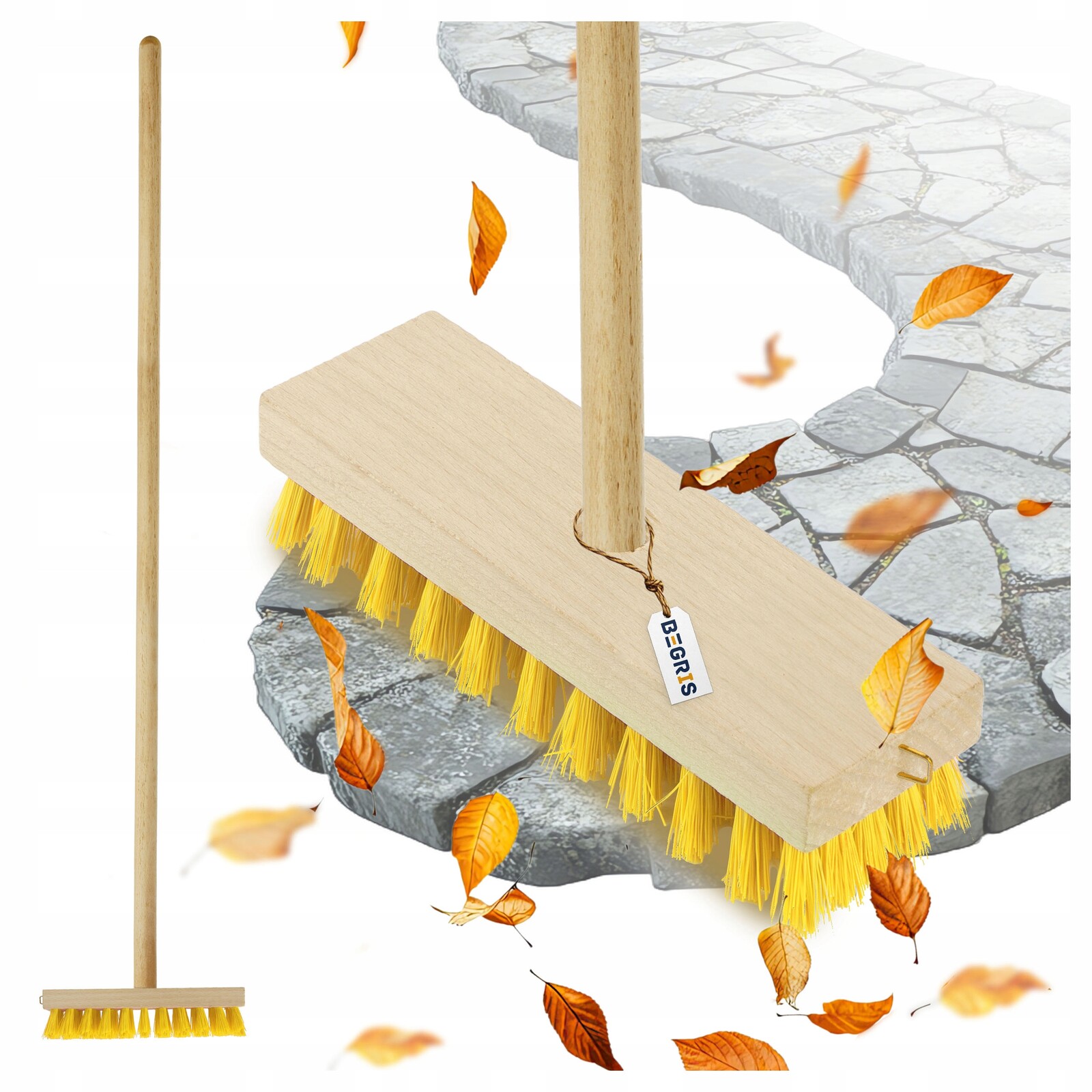 2 x Šrober Měkký Vlas Kartáč Na Jemné Povrchy Podlah