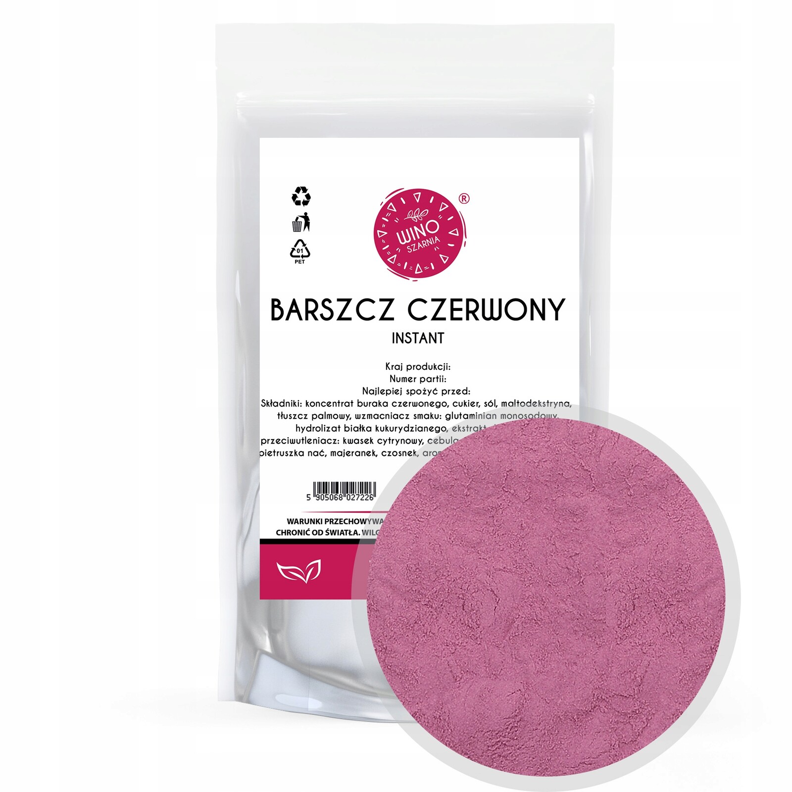 Polévka boršč červený instantní v prášku 1 kg