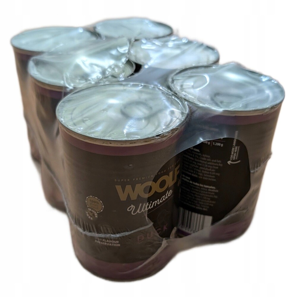 Woolf Ultimate Dog Can Duck Krmivo Mokré Monoproteinové Kachna Svářečka