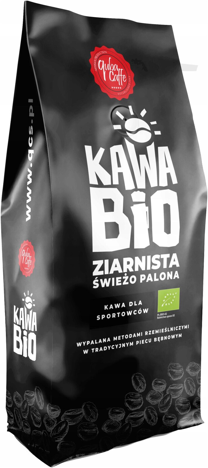 Káva zrnková Bio pro sportovce 1kg organic arabica robusta