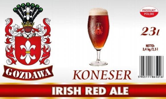 Pivní pivo Koneser Irish Red Ale