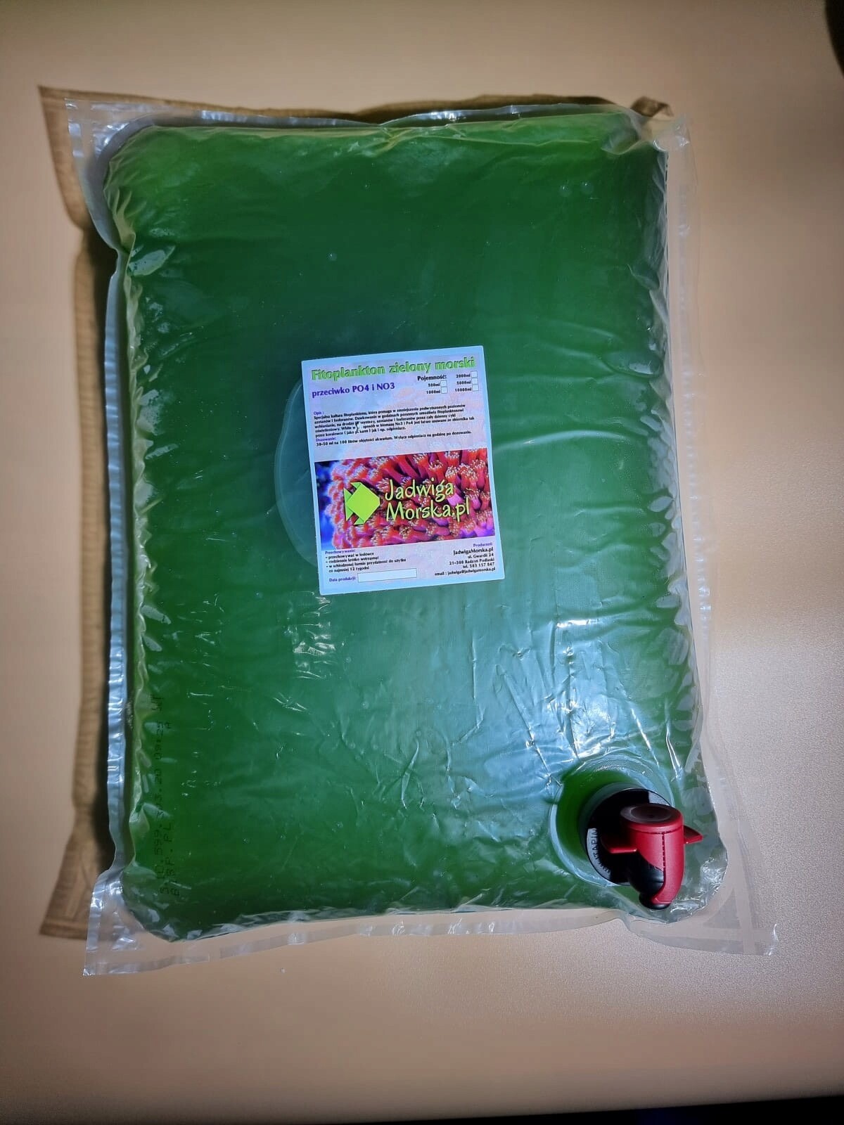 Fytoplankton proti po4 a no3 5 L sáček s kra