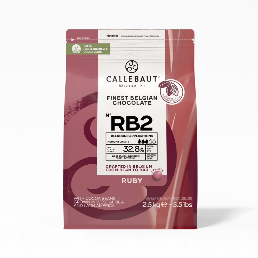 Callebaut čokoláda Ruby RB2 2,5 kg