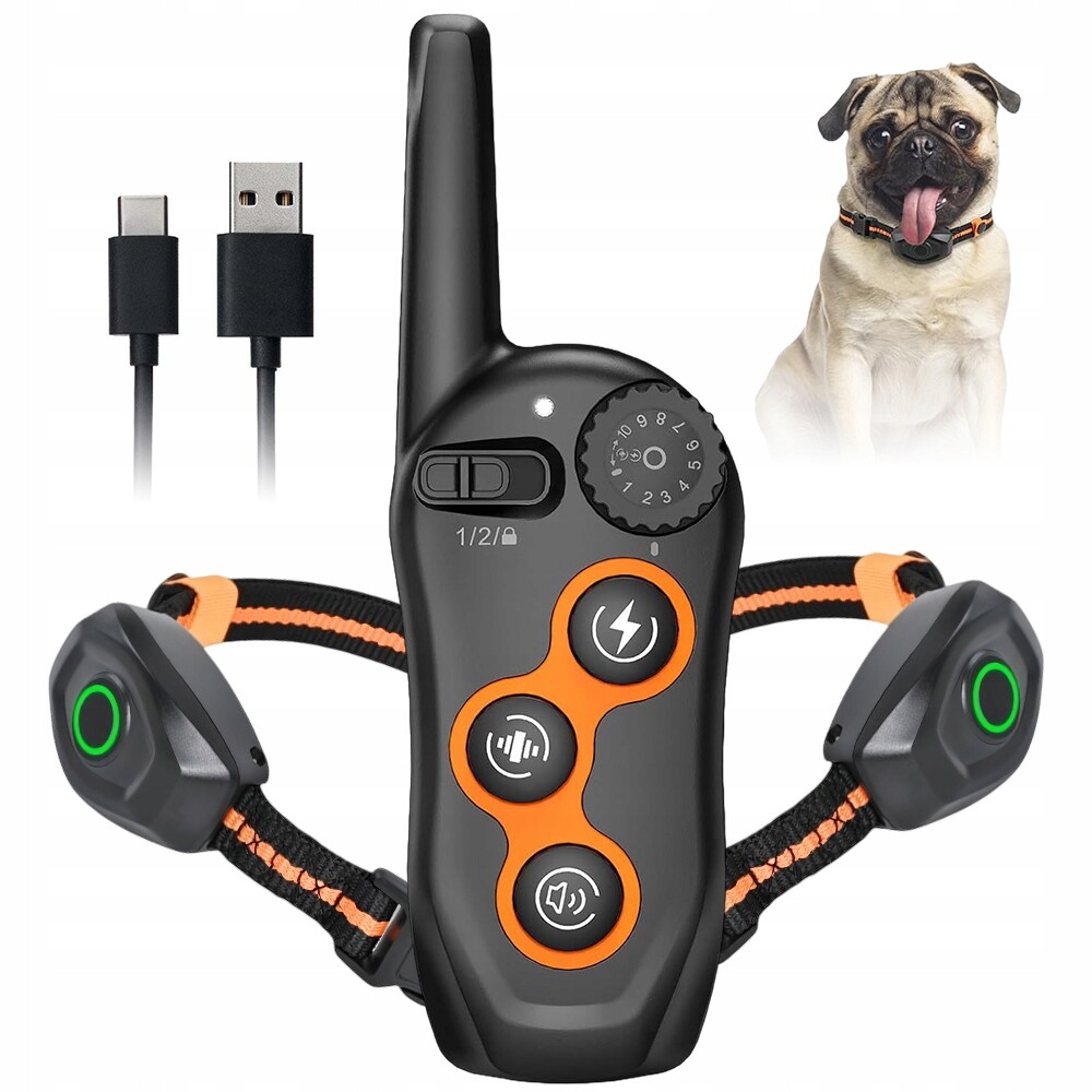 Elektrický Výcvikový Obojek Pro Psa Pro Trénink Výcviku, Účinný S Dálkovým Ovládáním