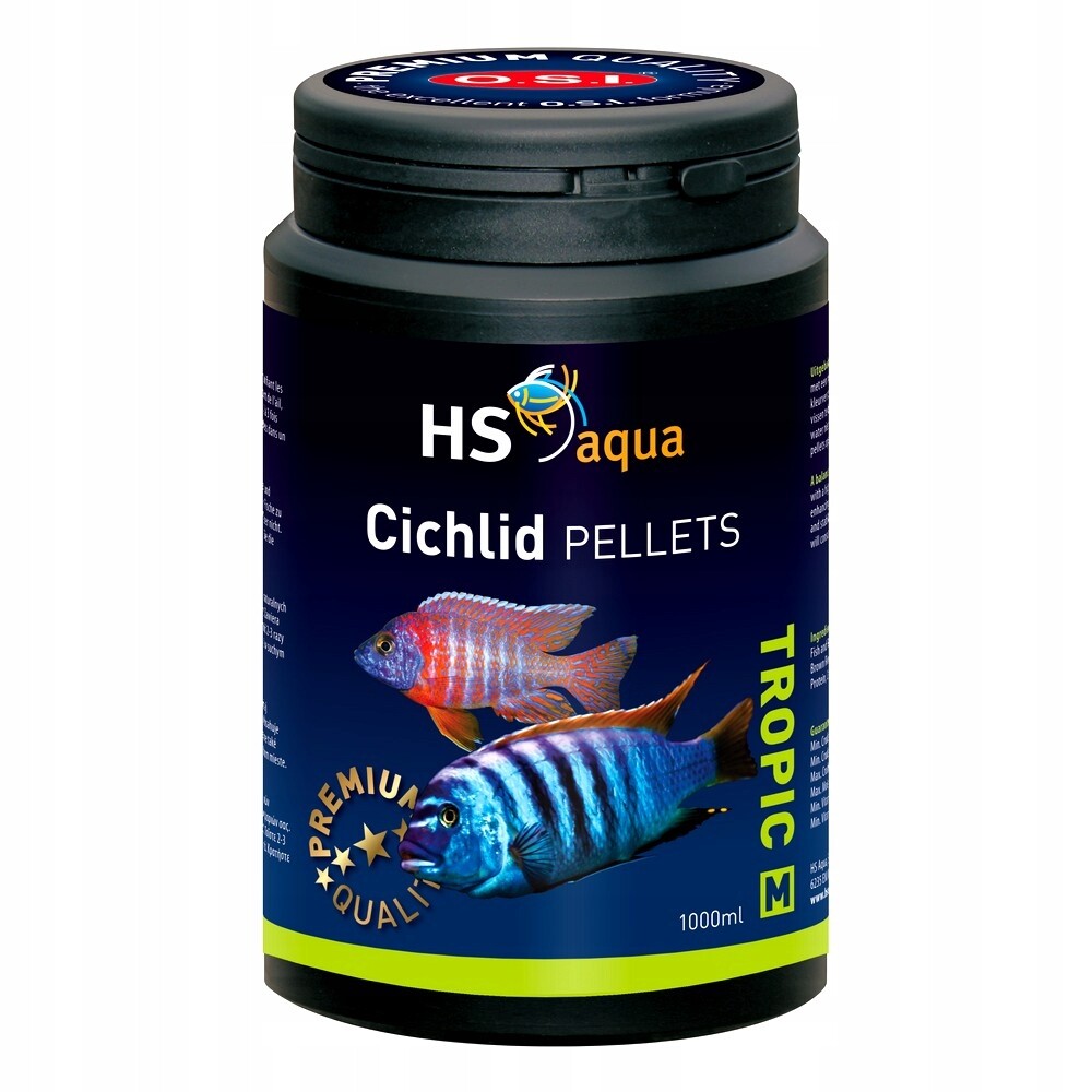 Hs Aqua Cichlid Pellets M 1000 ML krmivo pro ryby (0030246)