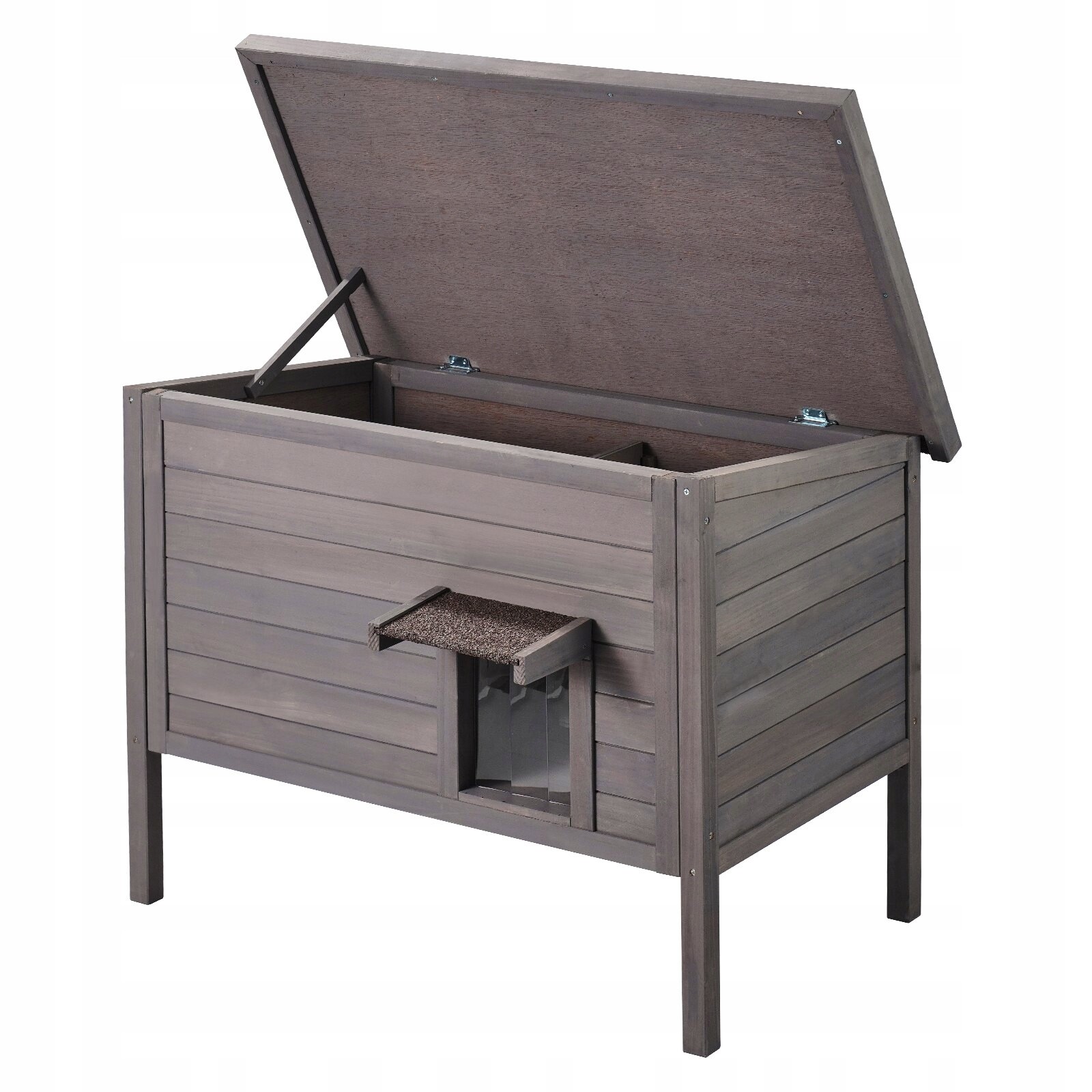 Venkovní dům pro kočky – 69 x 87 x 53 cm