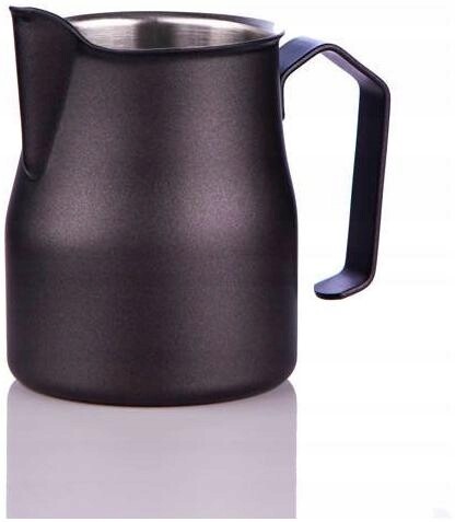 Konvička na napěnění mléka 500ml černá