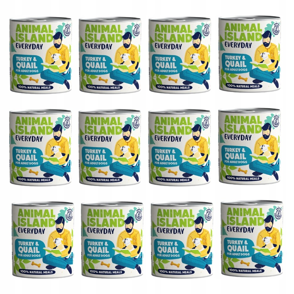 Animal Island Everyday Krůta s Křepelkou 12x800g