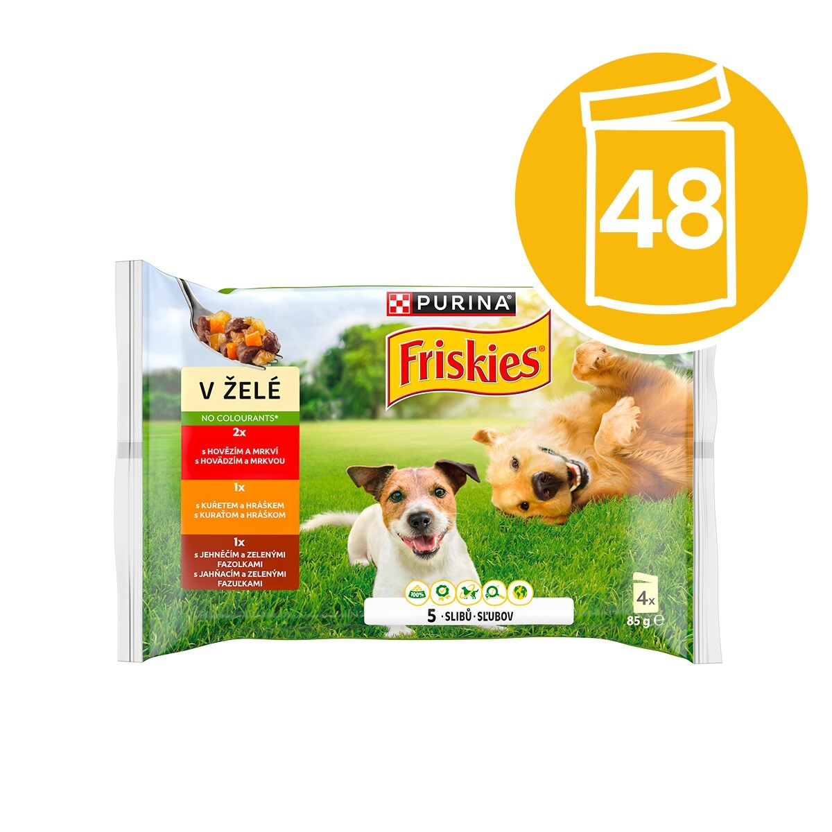 Friskies krmivo mokré mix chutí 4,7 kg