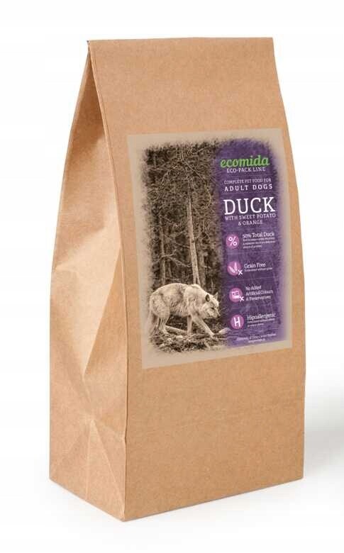 Ecomida pro dospělé psy kachna 15 kg