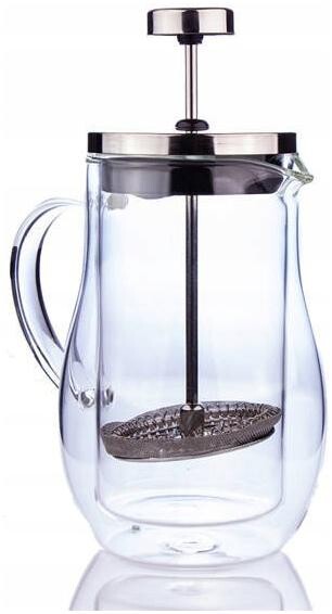 French press skleněný 400 ml s dvojitou stěnou kávovar