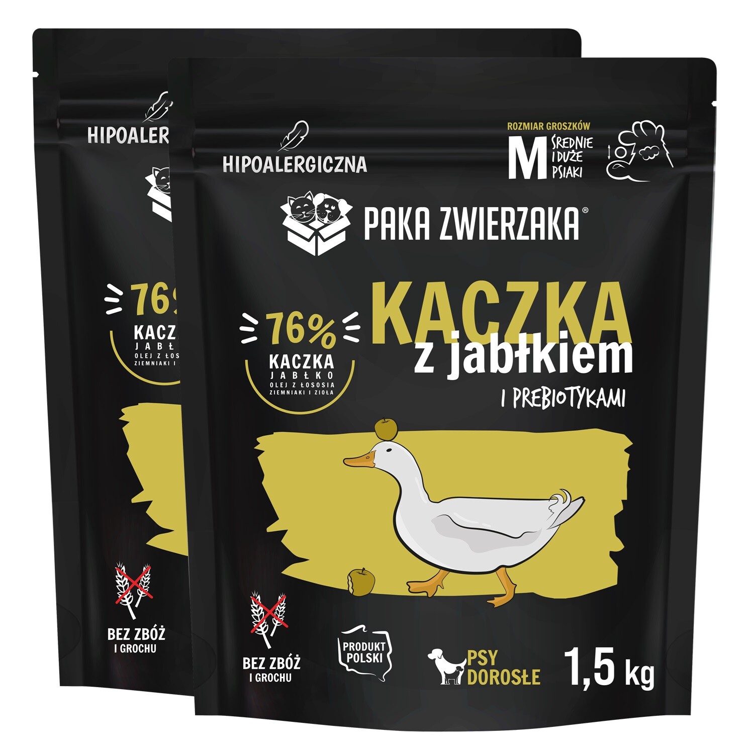 Paka Zwierzaka Seventh Heaven Kachna s jablkem 2BALENÍ 2x1,5kg
