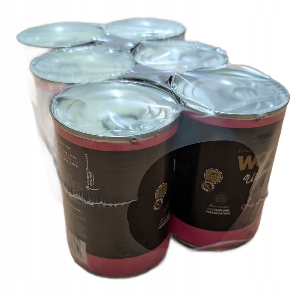 Woolf Ultimate Dog Can Goose & Raspberry Monoproteinová Husa Svářečka 6x400g