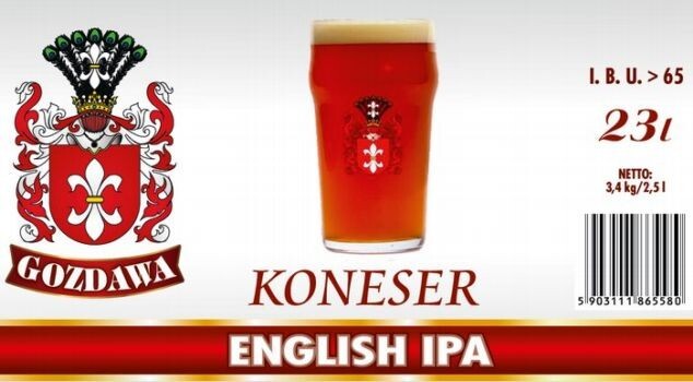 Pivní pivo Koneser English Ipa