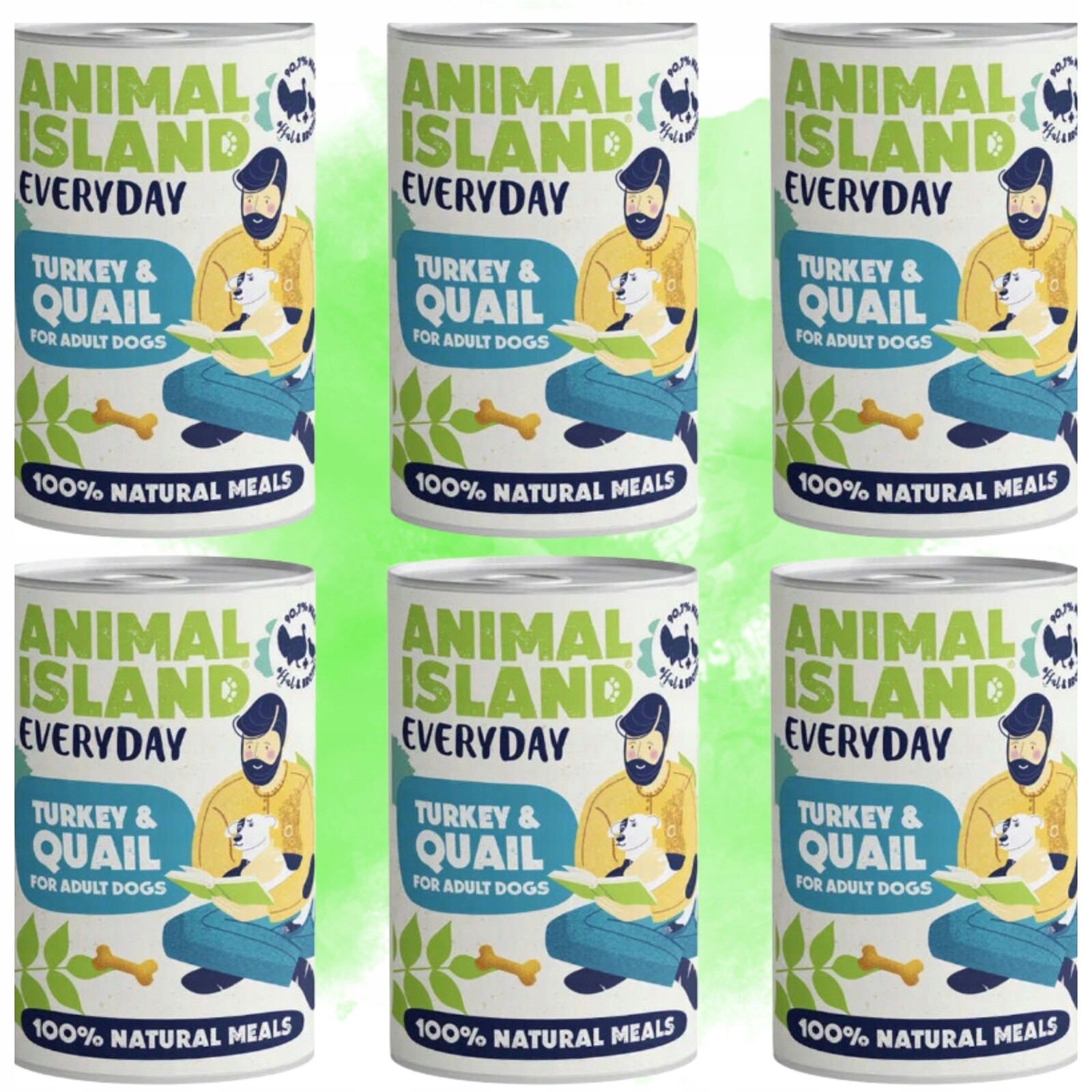 Animal Island Everyday Krůta s Křepelkou 6x400g Bezobilná+human grade