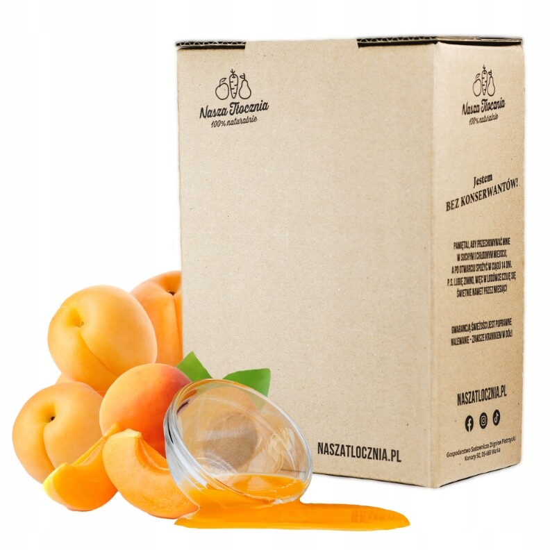 Meruňkové pyré 100% Premium Pyré Meruňka pyré meruňková zmrzlina nápoje 3kg