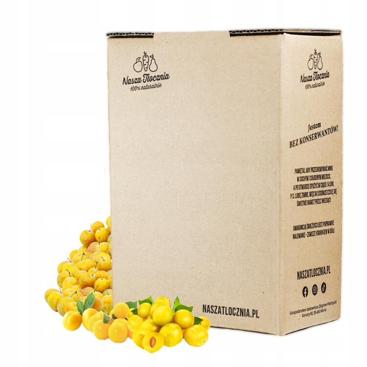 Šťáva 100% Mirabelka lisovaná z mirabelky švestka 3L