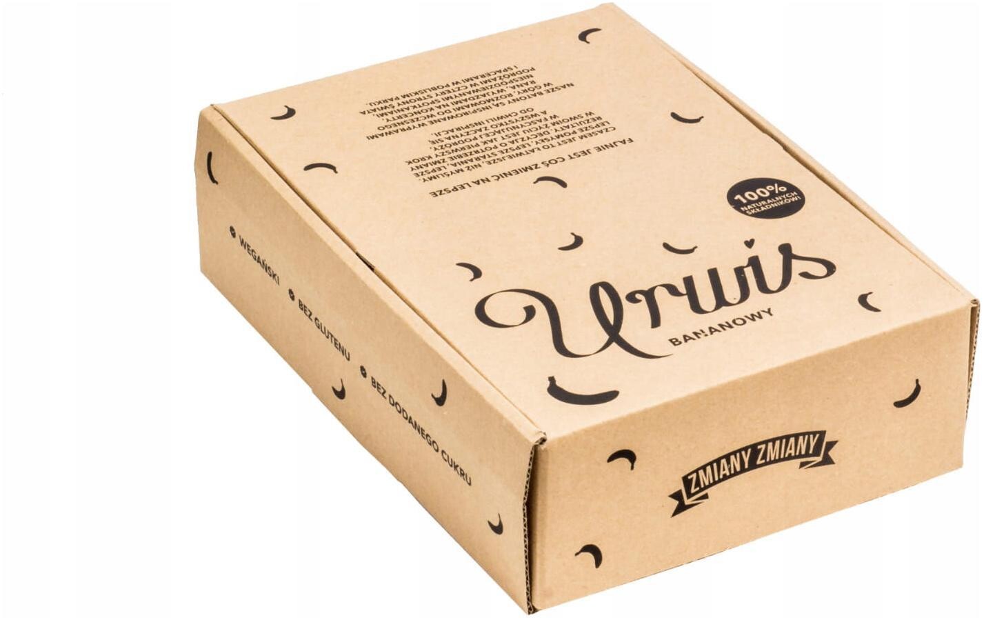 Karton 20 x tyčinka pro děti bez přidaného cukru, bio ovocný Urwis Banán