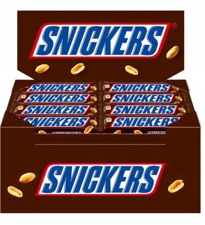 Tyčinka Snickers 50 g x 40 Kusů Celý Karton