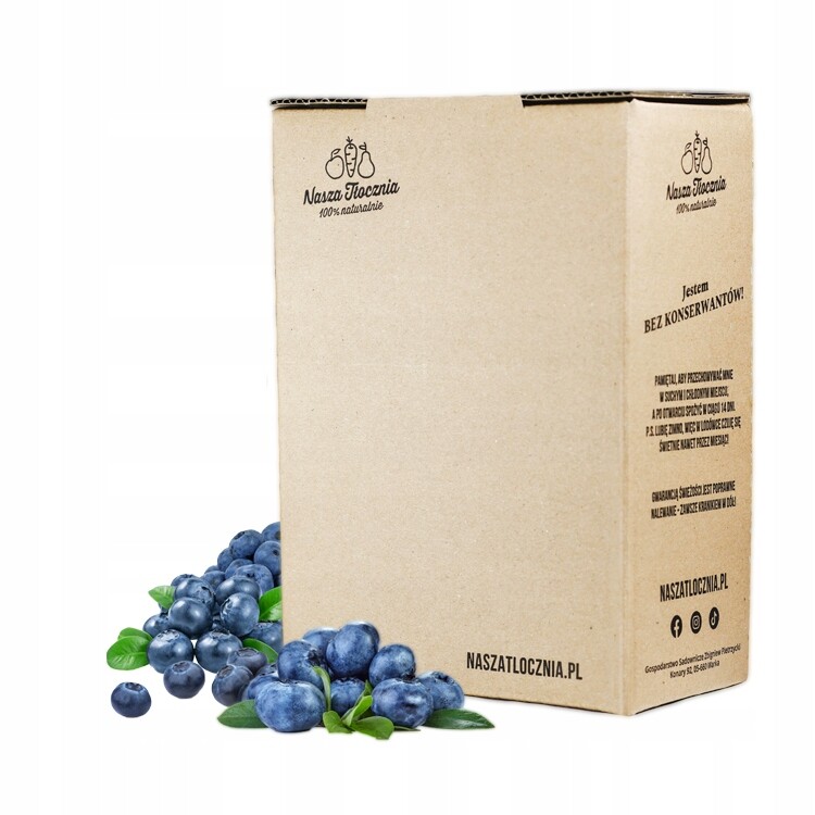 Šťáva 100% lisovaná Borůvka Americká Nfc na paměť zrak vitamín A 3L